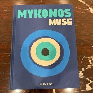 Assouline Mykonos Muse Blue and Teal Book